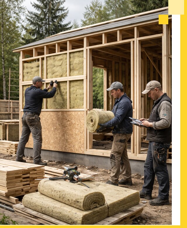 Проектирование и строительство каркасных бань в Гатчине под ключ