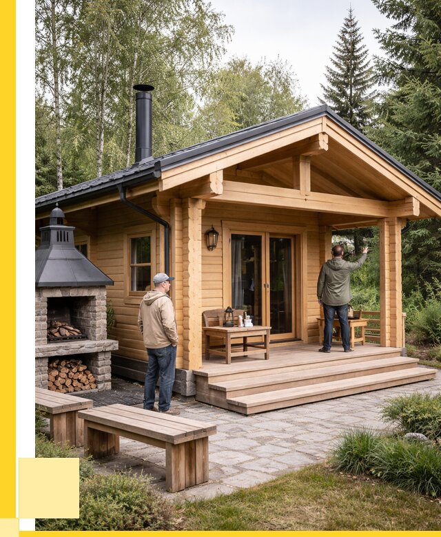 Деревянные бани под ключ в Гатчине от 462420 р. | ЭриданГтч