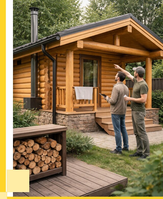 Бани для дачи под ключ в Гатчине от 256900 р. | ЭриданГтч