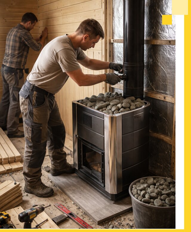 Проектирование и строительство парилок для бани в Гатчине под ключ