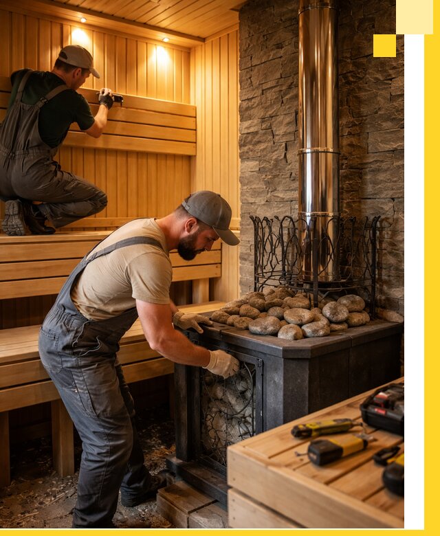 Комплексный дизайн бань, саун и зон отдыха в Гатчине