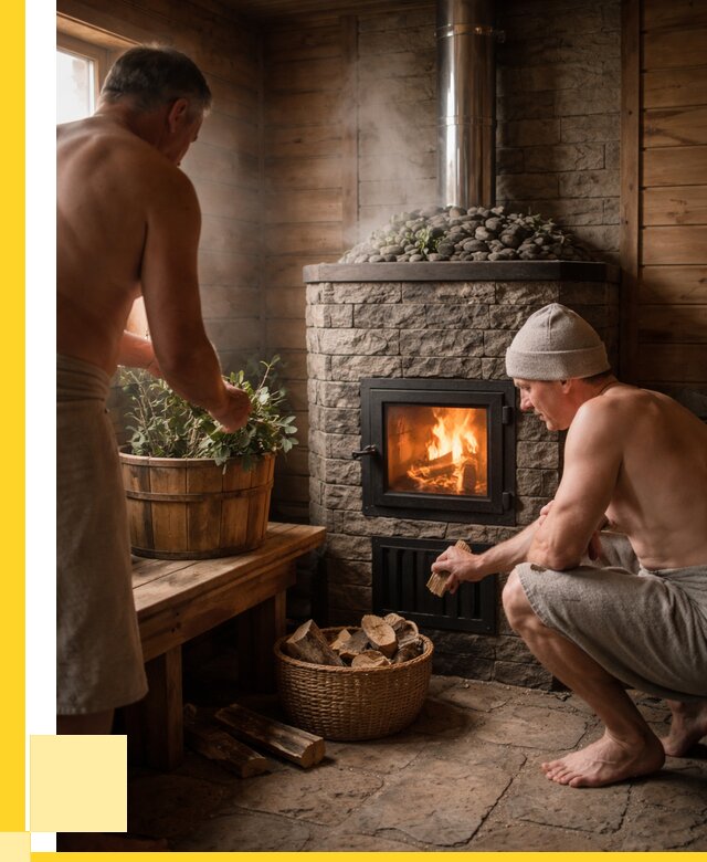 Банные печи под ключ в Гатчине от 46242 р. | ЭриданГтч кирпичная