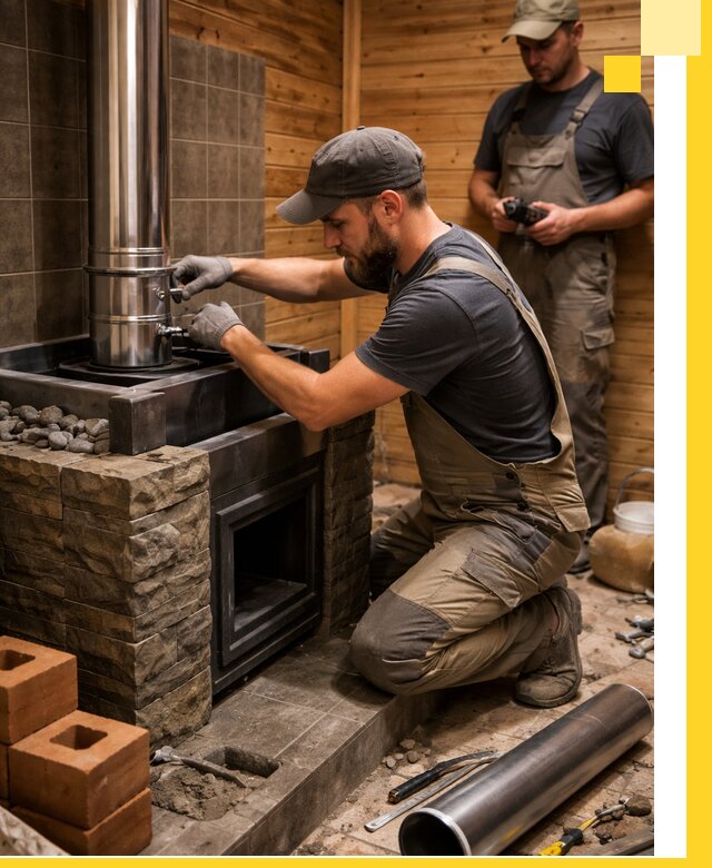 Изготовление и установка банных печей под ключ в Гатчине