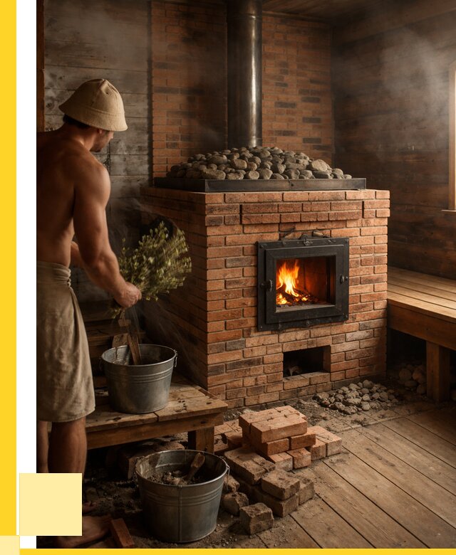 Кирпичные банные печи в Гатчине от 92484 р. | ЭриданГтч