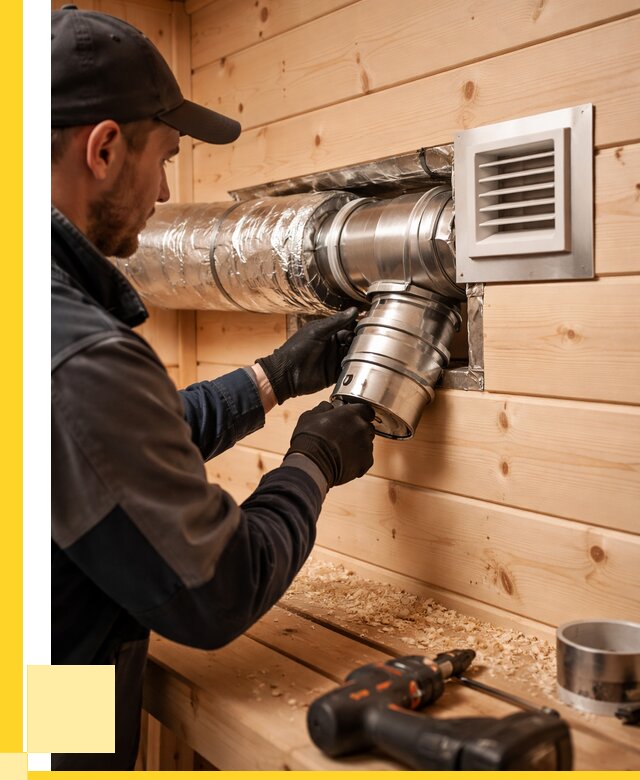 Монтаж вентиляции бани в Гатчине от 12331 р. | ЭриданГтч