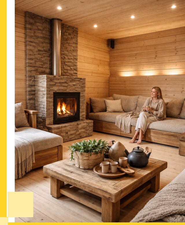 Проект бани с комнатой отдыха в Гатчине от 35966 р. | ЭриданГтч