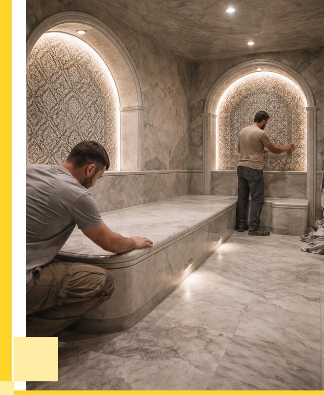 Турецкие бани под ключ в Гатчине от 256900 р. | ЭриданГтч