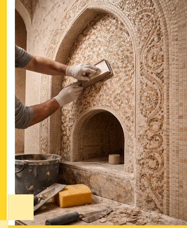 Мозаика для хамама в Гатчине под ключ от 5138 р. | ЭриданГтч