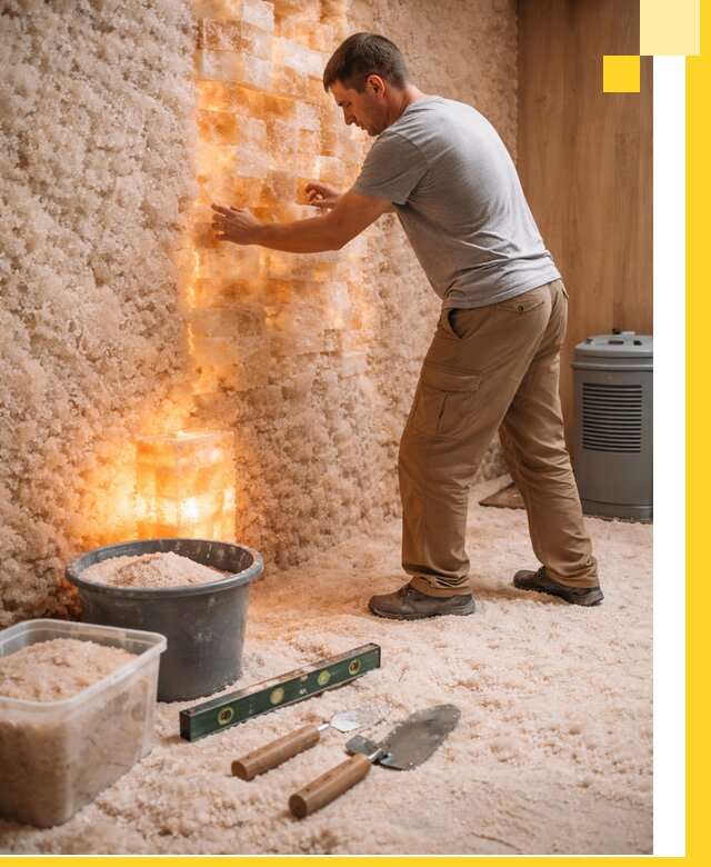 Проектирование и монтаж соляных комнат в Гатчине под ключ